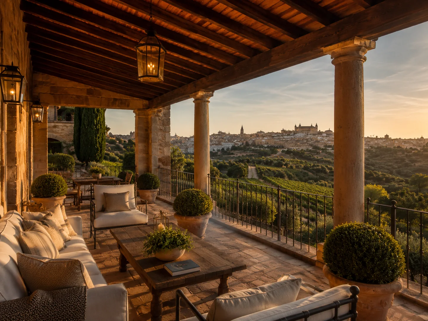 Cigarral de lujo con vistas a Toledo comercializado por CMS Inmobiliaria