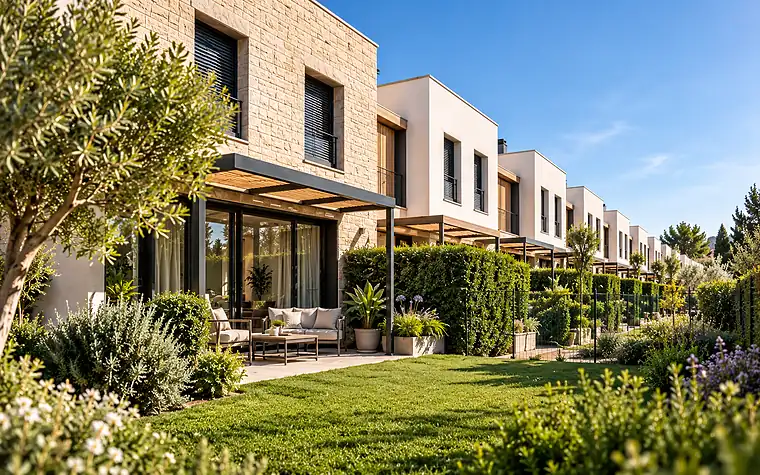 Chalets adosados en urbanización residencial para valoración inmobiliaria en Madrid y Toledo