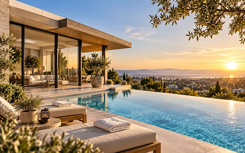 Vivienda de lujo con piscina y vistas para valoración especializada en Madrid y Toledo