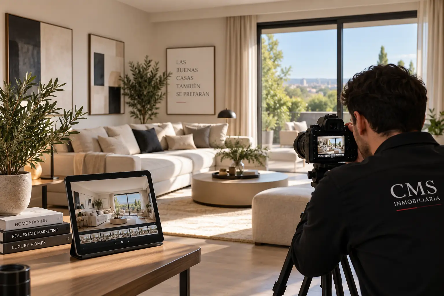 Home staging profesional para vender una vivienda en Madrid con CMS Inmobiliaria
