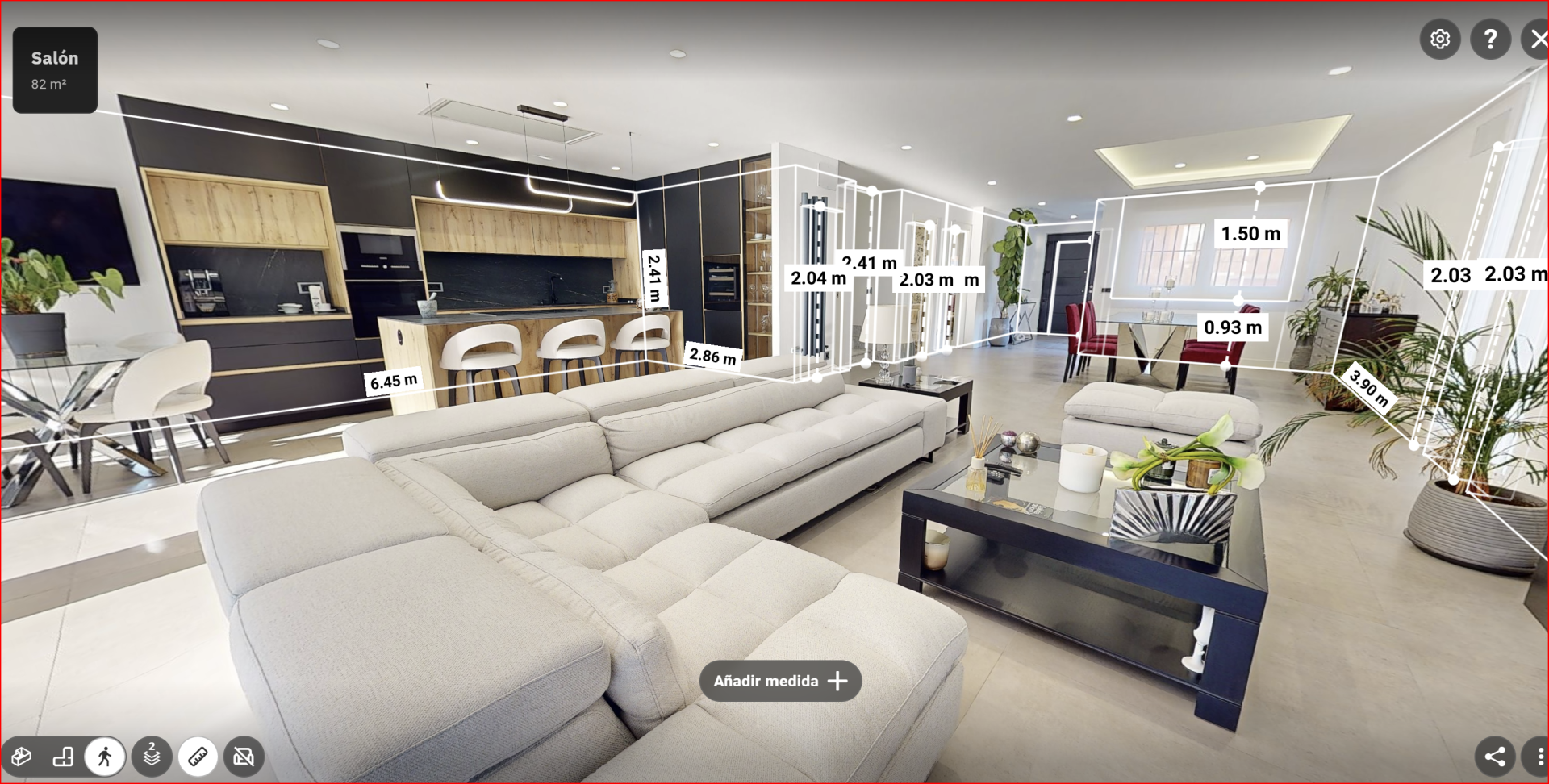 Visualización de espacios para marketing inmobiliario en Boadilla del Monte de CMS Inmobiliaria